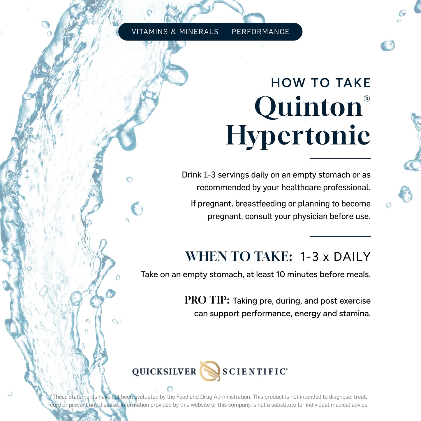 Quinton® Hypertonic Ampoules | Quicksilver Scientific | Wellness