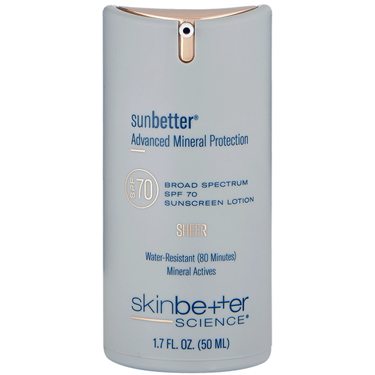 sunbetter SHEER SPF 70 Sunscreen Lotion 50 ml | skinbetter science