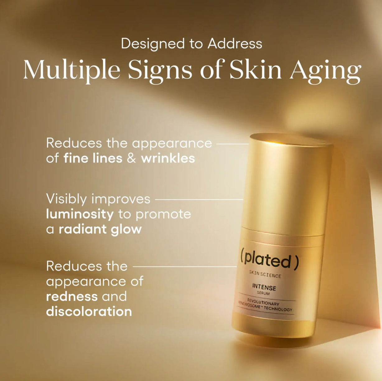 Best Seller INTENSE Serum | (plated)™ Skin Science