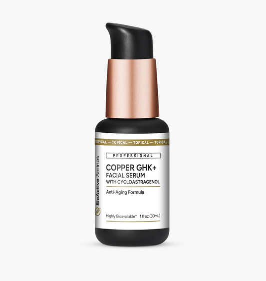 Copper GHK+ Facial Serum with Cycloastragenol | Quick Silver Scientific | Wellness