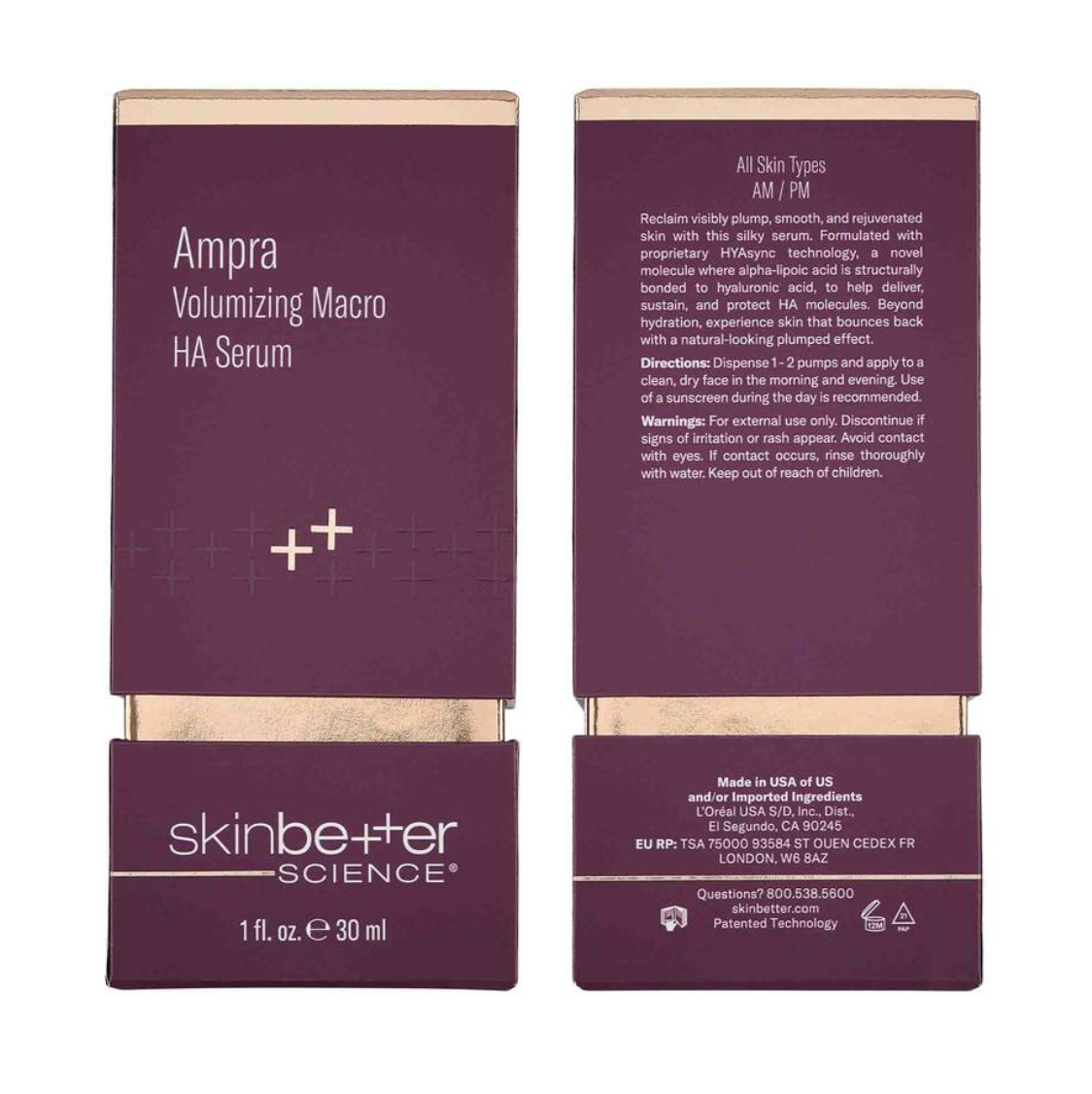 Ampra Volumizing Macro HA Serum | skinbetter science