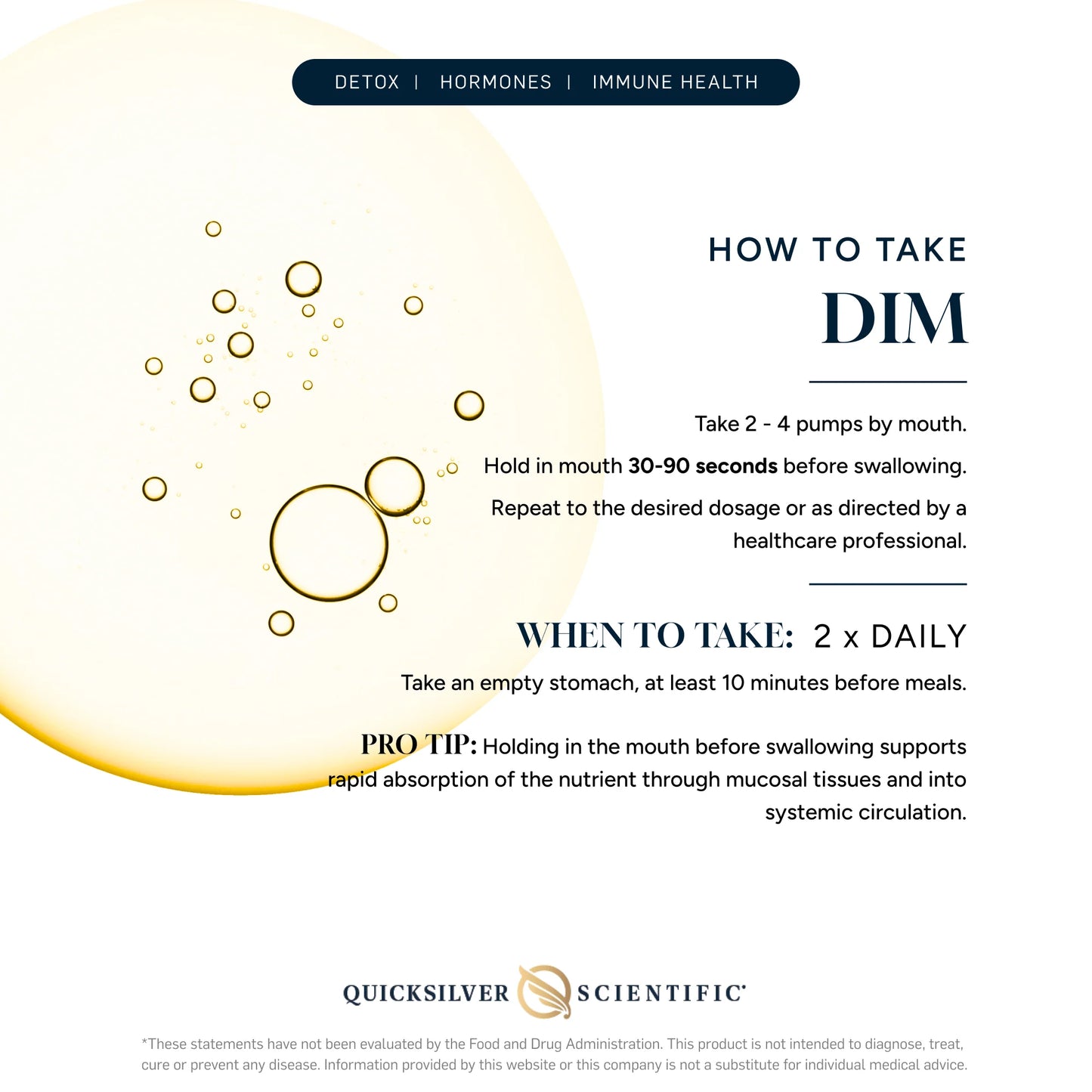 Diindolylmethane (DIM) | Quicksilver Scientific | Wellness
